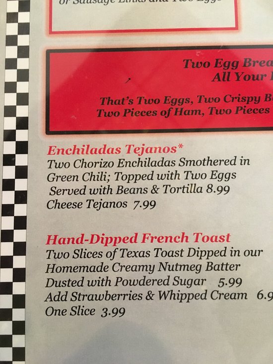 B Street Cafe menu 3