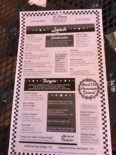 B Street Cafe menu 5